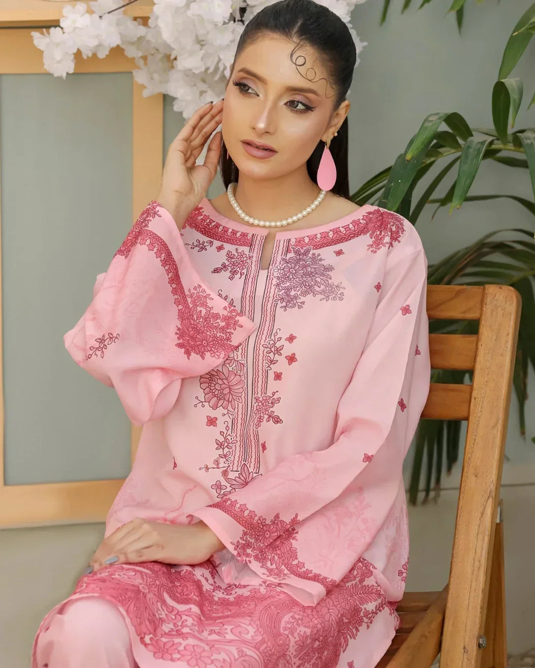 Amna Khurram Lawn Printed Co-Ord Set _1A8 – Ready to Wear