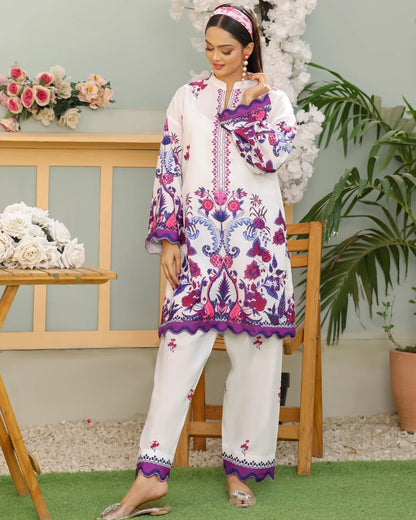 Amna Khurram Lawn Printed Co-Ord Set _1A1 – Ready to Wear
