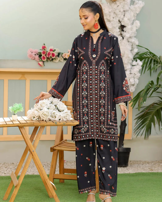 Amna Khurram Lawn Printed Co-Ord Set _1A2 – Ready to Wear