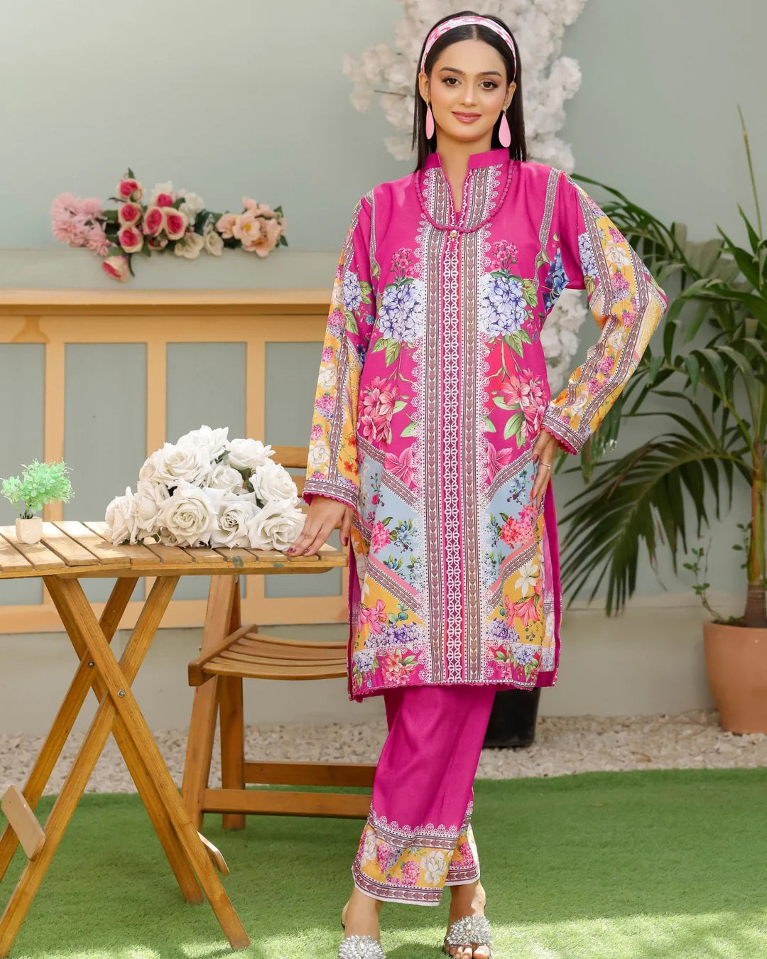 Amna Khurram Lawn Printed Co-Ord Set _1A3 – Ready to Wear