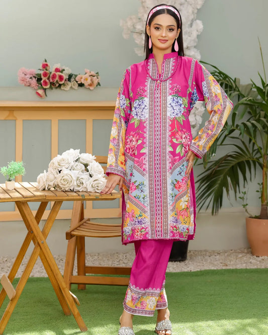 Amna Khurram Lawn Printed Co-Ord Set _1A3 – Ready to Wear