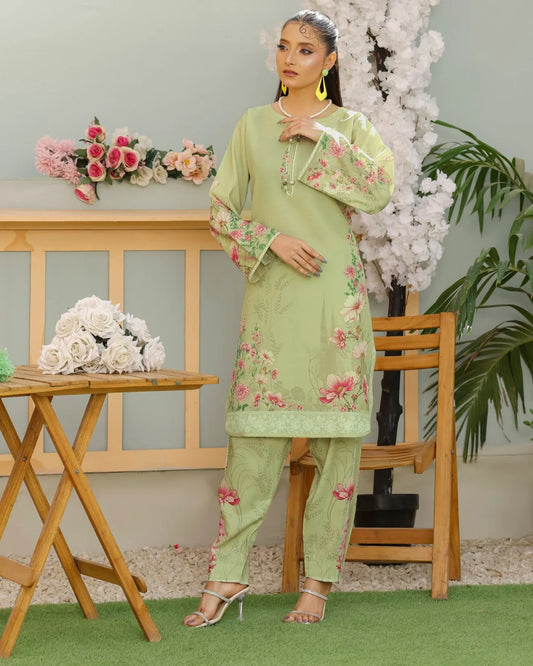Amna Khurram Lawn Printed Co-Ord Set _1A5 – Ready to Wear