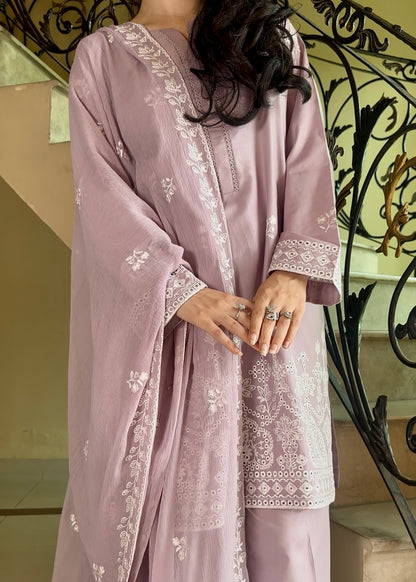 Amna Khurram Embroidered Lawn Cotton Stitched 3 Piece Suit