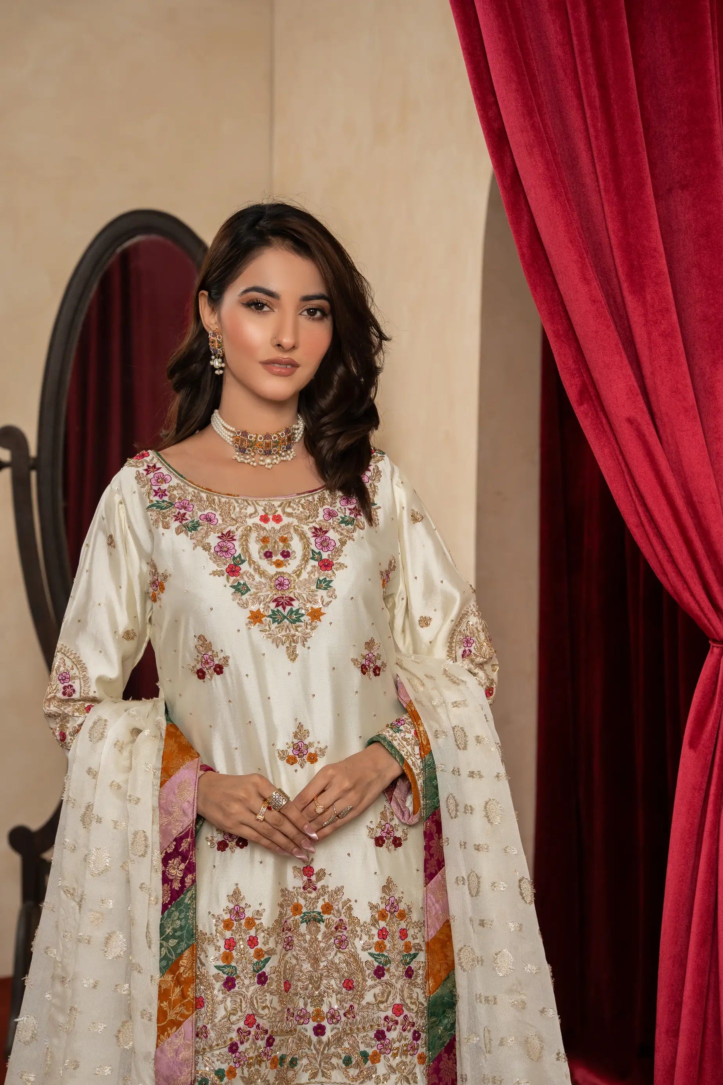 Amna Khurram D-08 Handmade Silk Collection 25