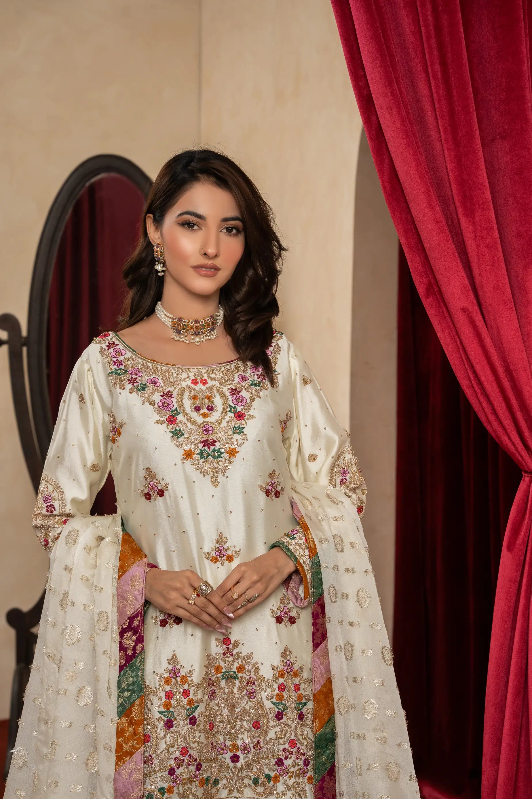 Amna Khurram D-08 Handmade Silk Collection 25